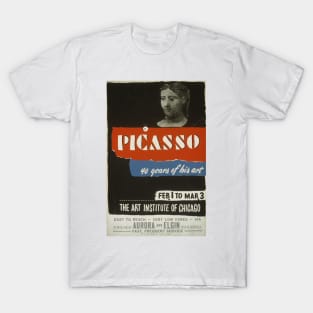 Picasso – 40 Years Of His Art (1936) T-Shirt